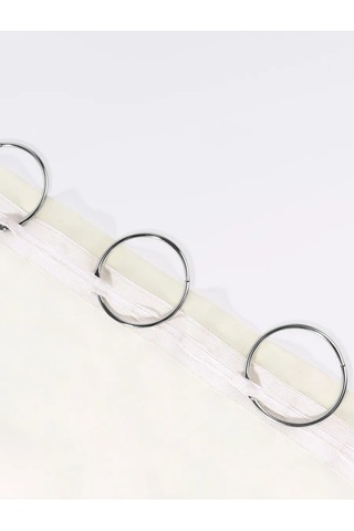 Lundo Perde Halkaları Stor Perde Rayı İçin Ayırma Metal 50/56 Mm 438302806 Gümüş