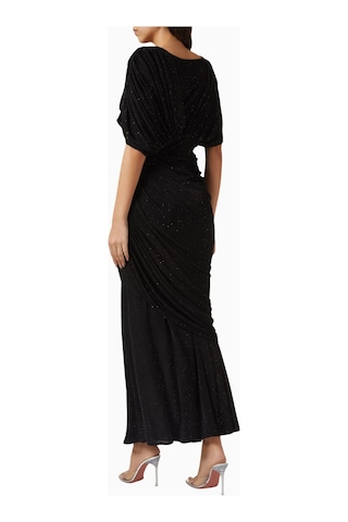 Ac By Aanchal Chanda Draped Maxi Kadın Elbise Siyah