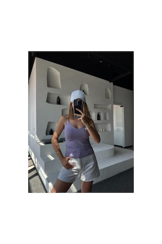 Rouge Basıc Basic Ayarlanabilir Askılı Polyemid Body Lila