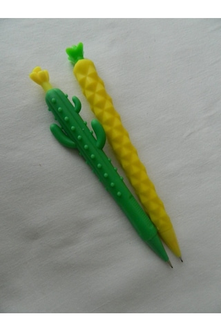 2'li Versatil Uçlu Kalem 0,7 Sarı Kaktüs + Ananas S.kaktüs/ananas