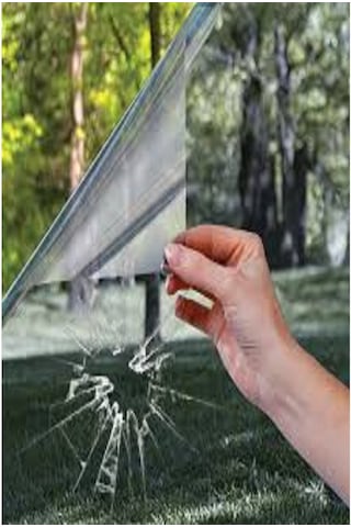 Şeffaf Güvenlik Cam Filmi Amerikan Çizilmez 100 Cm X 10 Metre