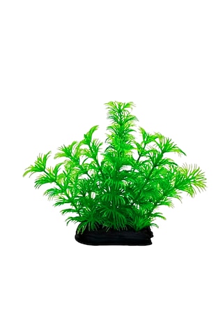 Balıkpet Plastik Yapay Akvaryum Bitkisi Dekoru 12 Cm Yeşil