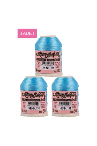 3 Adet Altınbaşak Oya Ve Dantel İpi 20 Gr - Royaleks - No: 131