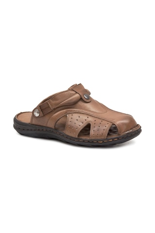 Gedikpaşalı 2007 Kahve Erkek Ayakkabı Terlik-Sandalet (184784601) Kahverengi