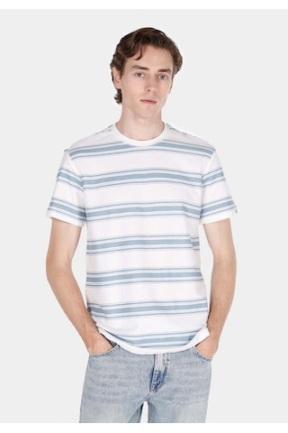 Colin's Colins Regular Fit Yuvarlak Yaka Jakarlı Erkek Ekru Kısa Kol Tişört Cl1068181 Q1.v1 Ecr Ekru