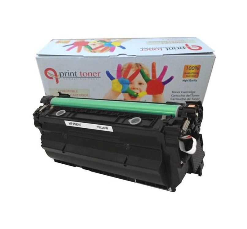 Qprint Hp 655a Cf452a Uyumlu Toner Sarı 10500 Sayfa Cf450a M652 M653 M681 M682