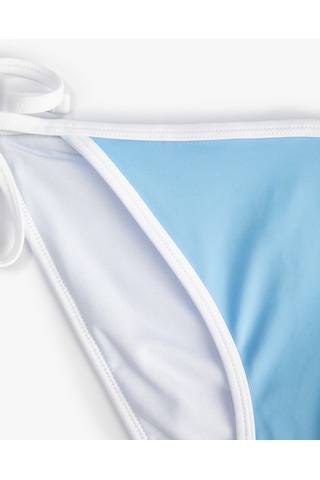 Koton Bikini Altı Normal Bel Yanları Bağlamalı Biye Detaylı Açık Mavi 3sak00019bm 3SAK00019BM610 Açık Mavi