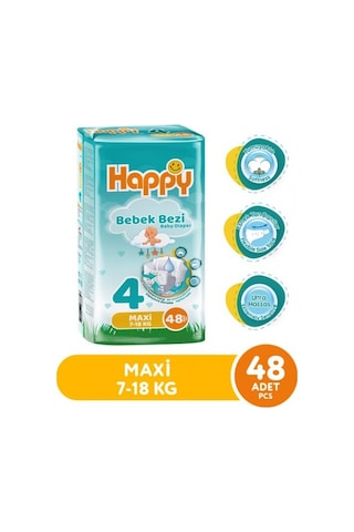 Happy Bebek Bezi Maxi 4 No 48 L