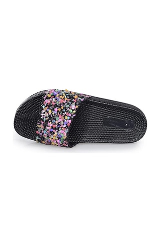 Pienn 20037 001 Çakıl Taşı Multi Comfort Casual Anatomik Taşlı Günlük Terlik 001