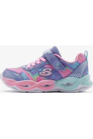 Skechers Twisty Glow - Sorbet Swirl Büyük Kız Çocuk Mavi Spor Ayakkabı 303716l Pwmt Mavi