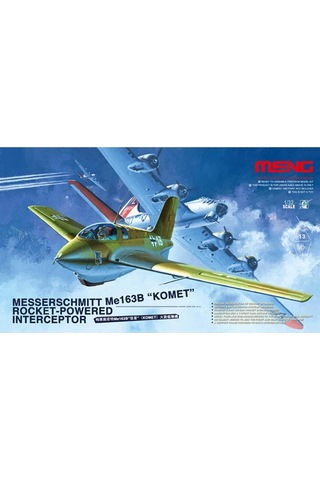 Meng Qs-001 1/32 Ölçek, Messerschmitt Me163b Komet Savaş Uçağı, Plastik Model Kiti-49173