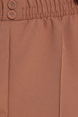 Tudors Kadın Relax Fit Rahat Kesim Yüksel Bel Düz Paça Beli Lastikli Bej Pantolon-39563 Bej