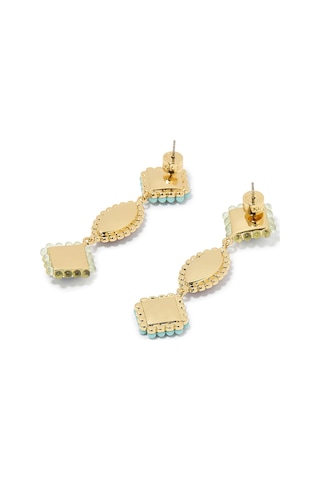 Regency Linear Earrings Kadın Küpe 5x1x0.5 Cm Çok Renkli