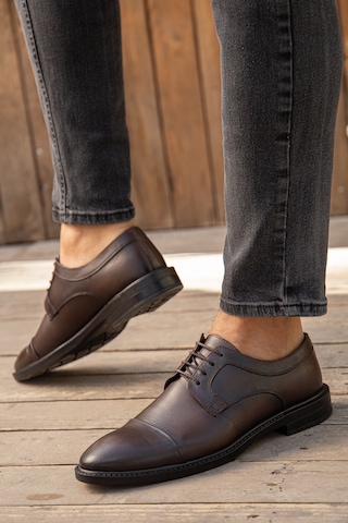 Daxtors D00226 Günlük Ortopedik Hakiki Deri Erkek Klasik Ayakkabı 001