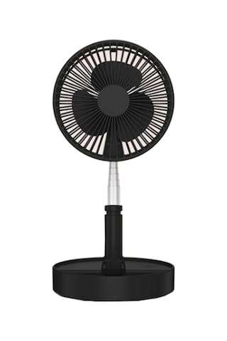 Yaozixa Masaüstü/serbest Duran Genişletilebilir Katlanabilir Fan - 4 Hız Seviyesi - Siyah 30-40db, 5-12 Saat Kullanım Süresi