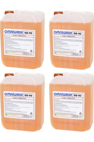 Omniwash Sd-90 Ahşap Yüzey Temizeyici 5 Litre 4 Adet 20 L