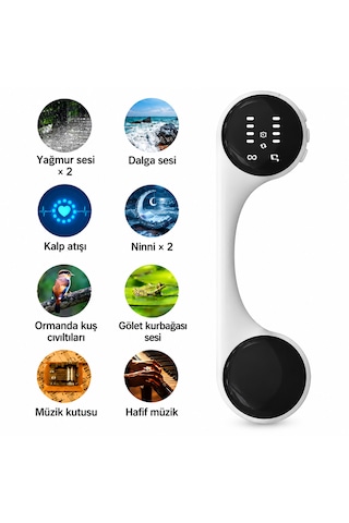 Bluetooth Uyumlu Uyku Yardımcısı Hoparlör Yastık Altı Gizli Ses Deneyimi, Müzik Ve Rahatlatıcı Ses Cihazı