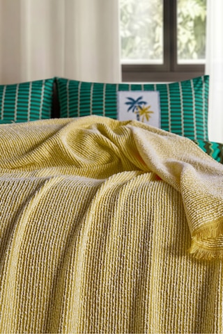 Doqu Home Jungle Muse Mina Pike Çift Sarı