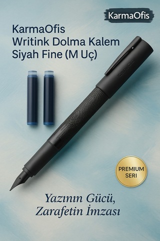 Writink Dolma Kalem Siyah Fine M Uç Premium Yazı Deneyimi Diğer