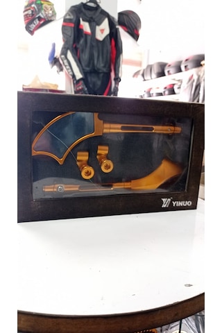 Motosiklet Modifiye Ayna Gold - Model 1
