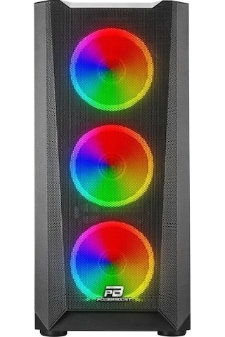 PowerBoost VK-W001B Mid Tower Bilgisayar Kasası