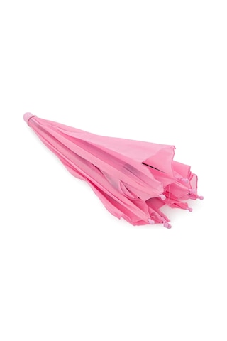 İldeşli Beyaz Hac Umre Şemsiyesi Beyaz Otomatik Şemsiye Pembe