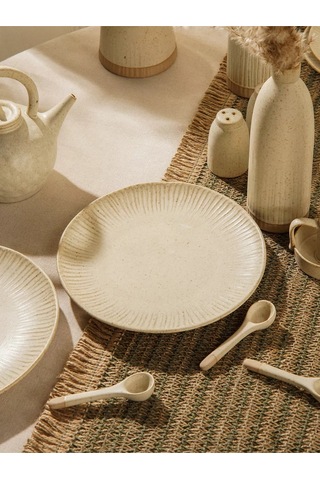 Sl Home 2 Adet Tabak Seti "viento" D 23 Cm Yemek Seramik 237098458 Bej