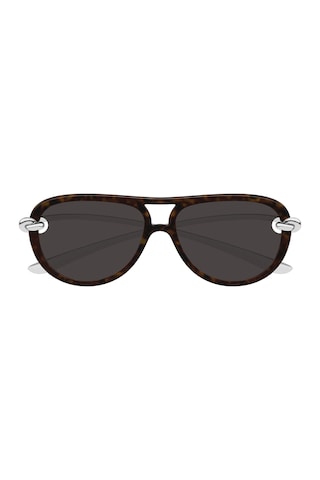 Bottega Veneta 1418s 002 58 Kadın Güneş Gözlüğü Kahverengi