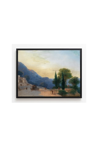 Osmanlı Ayvazovski Kırımda Bir Yaz Günü Çerçevesiz Poster 21x30 Cm A4 Tablo Osmanlı Türk Resmi