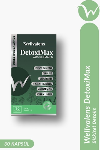 Detoximax Devedikeni, Enginar & Zerdeçal İçeren Bitkisel Takviye Edici Gıda 30 Kapsül