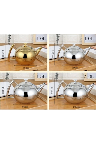 Çaydanlık Çaydanlık Gümüş 1.5l Gümüş 1 Diğer