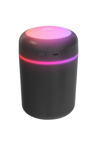 Asonic Hn22 Matte Gri 2w 300ml Kapasiteli 4 Saat Çalışabilir Rgb Mini Oda Nemlendirici