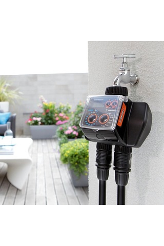 Claber 8488 Dual Select, 2 Çıkışlı Otomatik Tımer, 98 Programlı, Sulama Zamanlayıcısı Sku: Smg8690010012418
