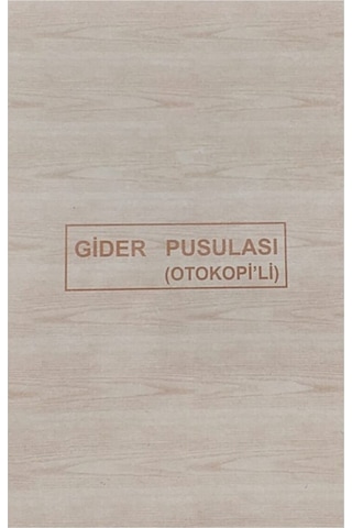 Gider Pusulası 50 Yaprak 2 Nüsha Otokopili A5