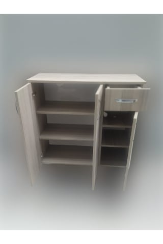 Ayakkabılık Çok Amaç Model Parlak Cordoba Hard Suntalem Demonte Ceviz