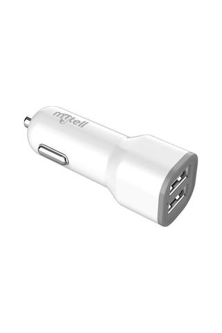 Mytell Çift Usb 2.1a Araç Şarj Başlığı - Beyaz