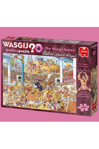 Jumbo Wasgij Puzzle 4 - 1000 Parça Retro Destiny