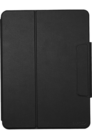 Apple Uyumlu iPad  Air 11 2025 M3 Raptic Spin Detachable Folio Pu Ayrılabilir Kalem Bölmeli Standlı Kılıf Siyah