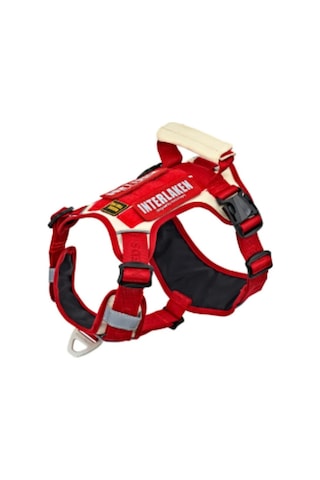 Interlaken Harness Köpek Göğüs Tasması Kırmızı Bej S Bej - Kırmızı