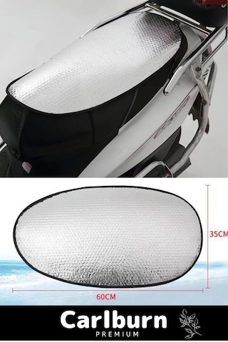 Özel Üretim Pratik Hafif Su Geçirmez Sızdırmaz Motosiklet Sele Koruma Güneşliği - 60 Cm X 35 Cm