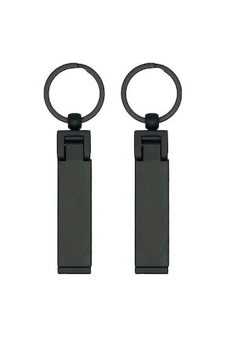 Fastbuy Zincirli Çift Fonksiyonlu Masak Üstü Çanta Kanca Ve Telefon Tutucu - Katlanabilir, Taşınabilir, 2 Adet Siyah