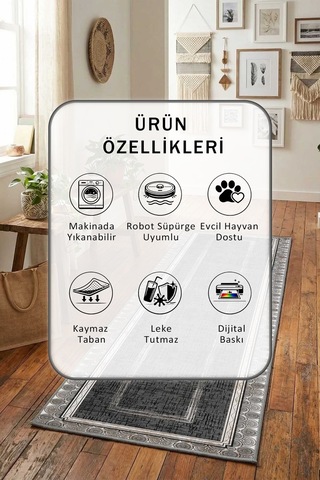 İmpala Yıkanabilir Yolluk Antrasit