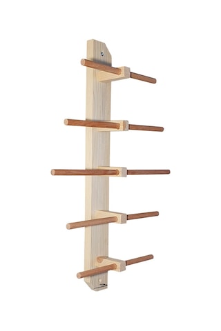 Doğal ahşap duvar takı askısı askılık organizer takı düzenleyici