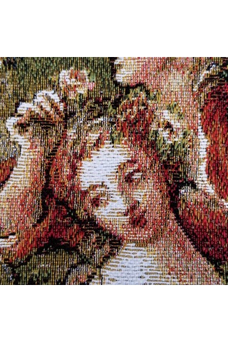 K8-Dokuma Goblen Kırlent Kılıfı