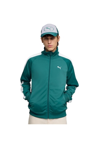 692462-41 Puma Ess T7 Poly Track Jacket Erkek Ceket Yeşil 692462-41 Yeşil