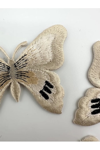 Sewing Accessories Denisova Termo Uygulama Termo Sticker Kelebek Yama 6'lı Paket 384572196