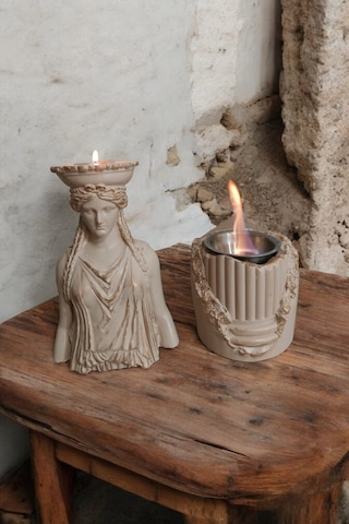 Dekoratif Karyadit Kızı Ve Ateş Çukuru Seti Hediyeli Sütlü Kahve