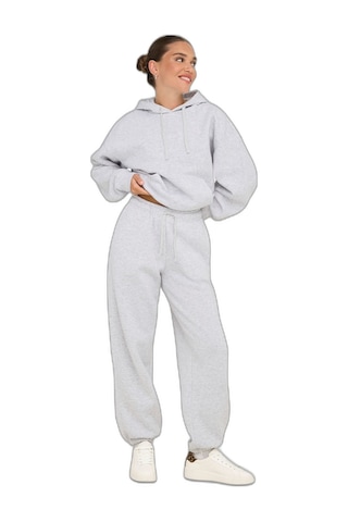Only Onlbest Cuff Pant Swt Kadın Gri Eşofman Altı - 15357504
