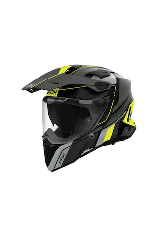 Airoh Commander 2 Skıp Sarı Mat Motosiklet Kaskı Siyah - Sarı