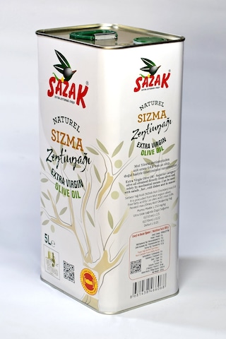 Sazak Natürel Sızma Zeytinyağı 5 L